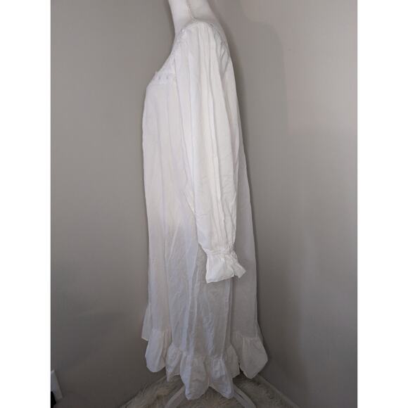 Victoria’s Secret Vintage Prairie Lace Button Nightgown Lg - Picture 3 of 9